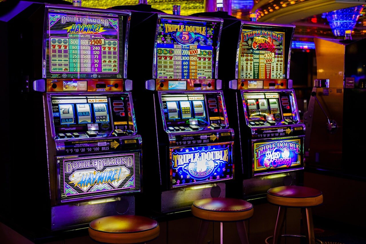 scatter app slot game section showing themed slot machines on mobile